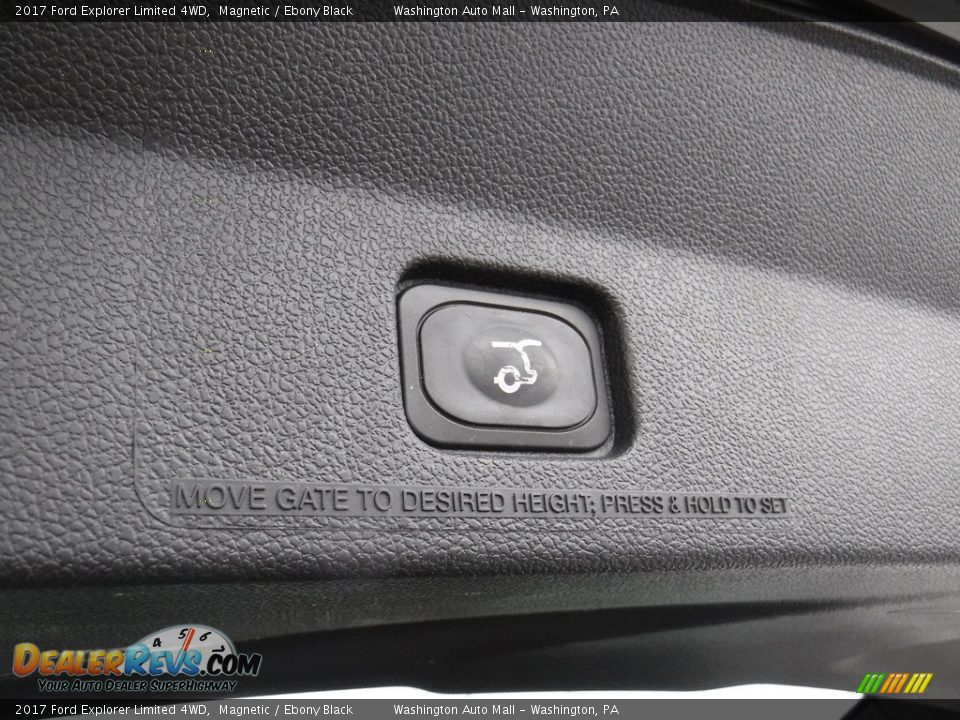 2017 Ford Explorer Limited 4WD Magnetic / Ebony Black Photo #30
