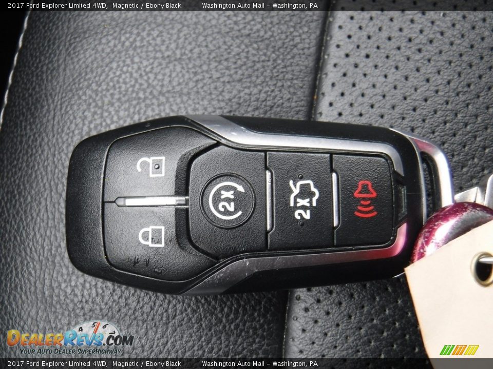 2017 Ford Explorer Limited 4WD Magnetic / Ebony Black Photo #32