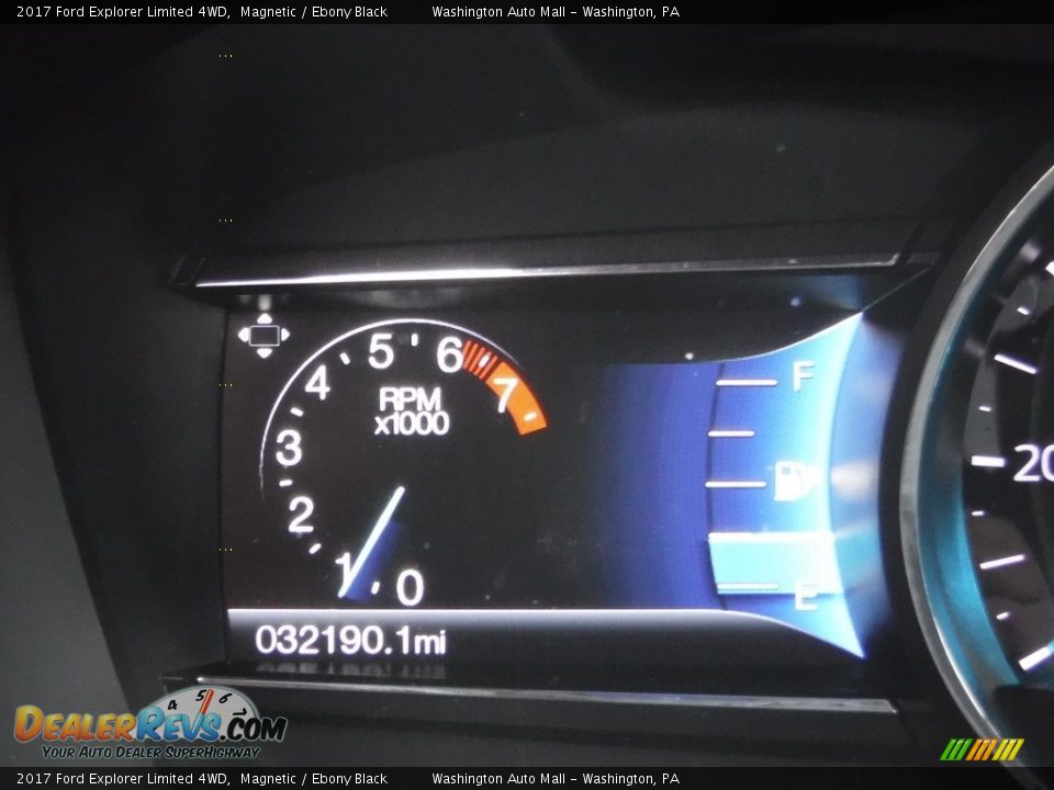 2017 Ford Explorer Limited 4WD Magnetic / Ebony Black Photo #34