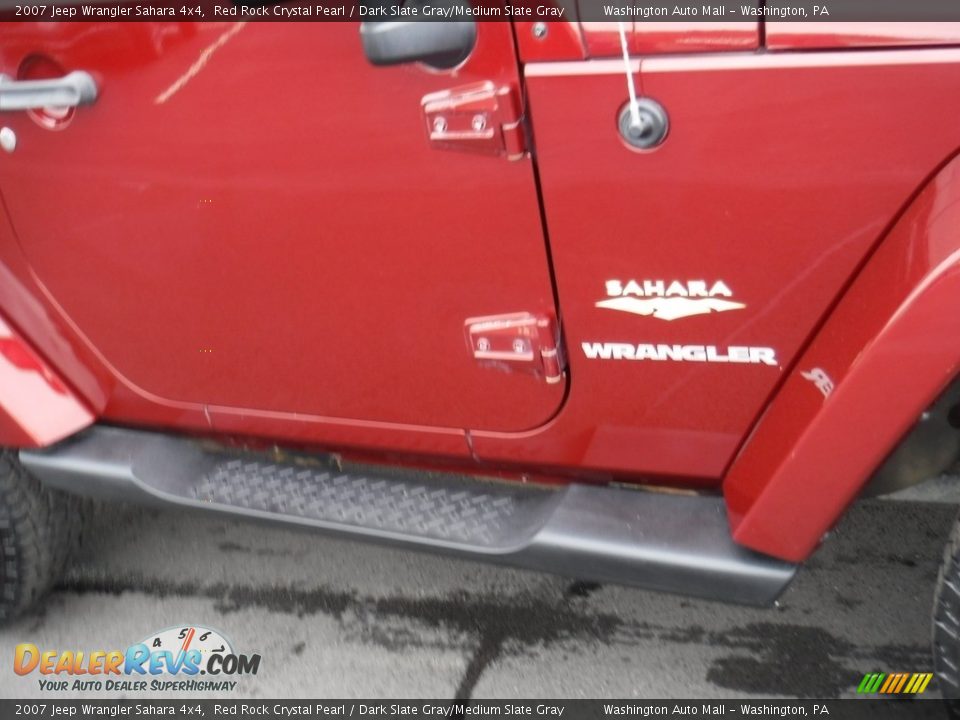 2007 Jeep Wrangler Sahara 4x4 Red Rock Crystal Pearl / Dark Slate Gray/Medium Slate Gray Photo #3