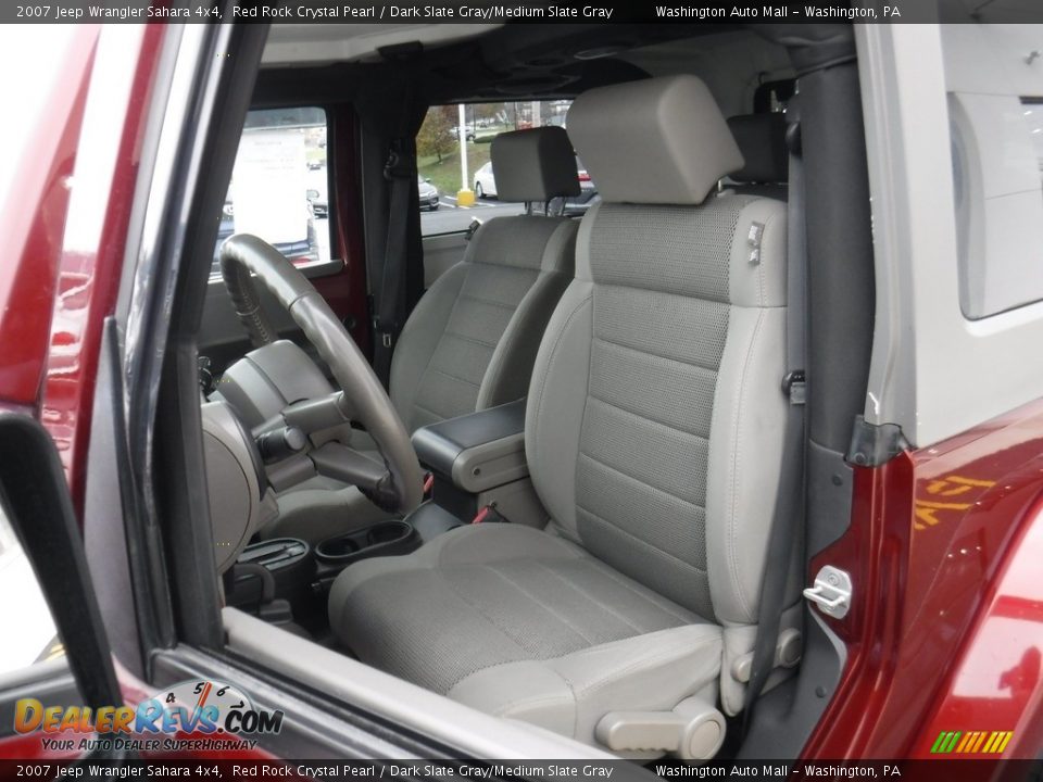 2007 Jeep Wrangler Sahara 4x4 Red Rock Crystal Pearl / Dark Slate Gray/Medium Slate Gray Photo #13
