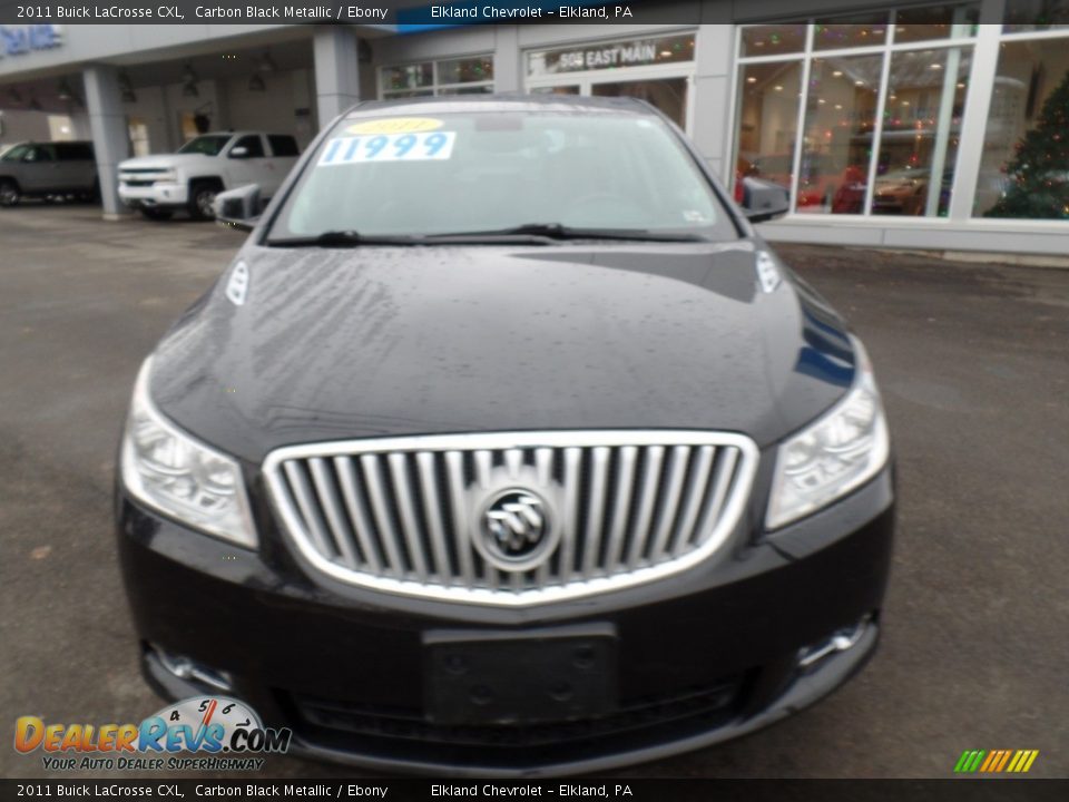 2011 Buick LaCrosse CXL Carbon Black Metallic / Ebony Photo #2