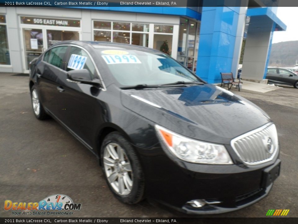 2011 Buick LaCrosse CXL Carbon Black Metallic / Ebony Photo #3