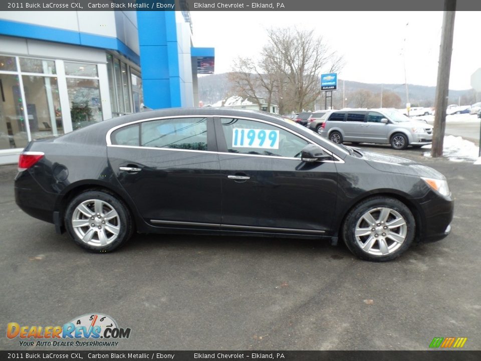 2011 Buick LaCrosse CXL Carbon Black Metallic / Ebony Photo #4