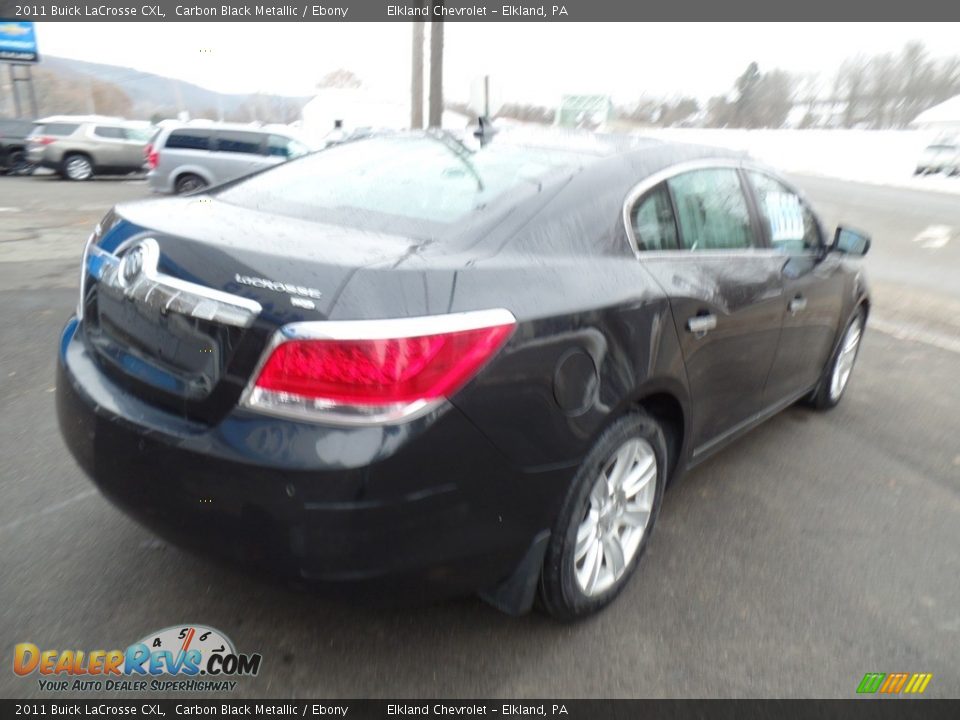 2011 Buick LaCrosse CXL Carbon Black Metallic / Ebony Photo #5