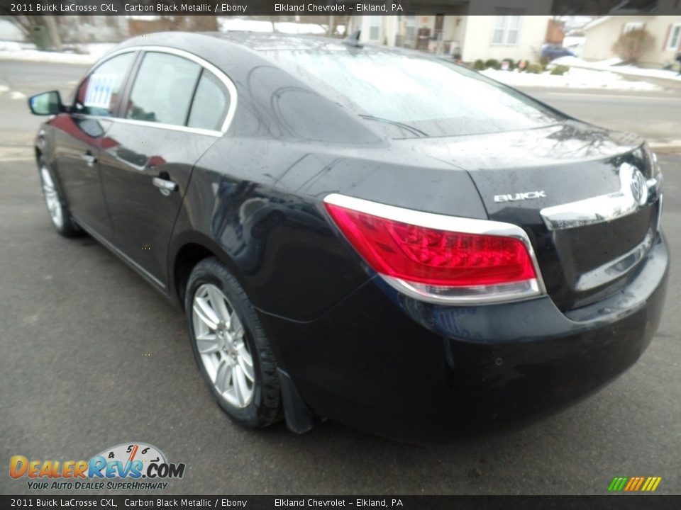 2011 Buick LaCrosse CXL Carbon Black Metallic / Ebony Photo #7