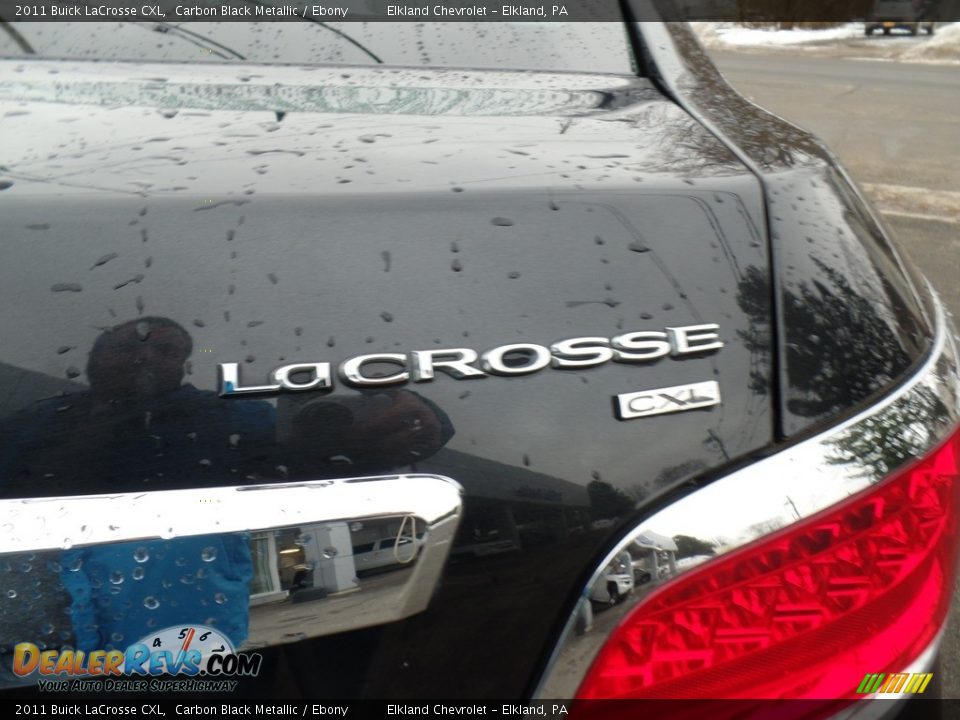 2011 Buick LaCrosse CXL Carbon Black Metallic / Ebony Photo #10