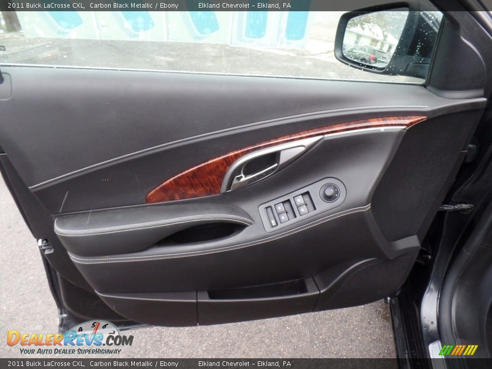 2011 Buick LaCrosse CXL Carbon Black Metallic / Ebony Photo #12