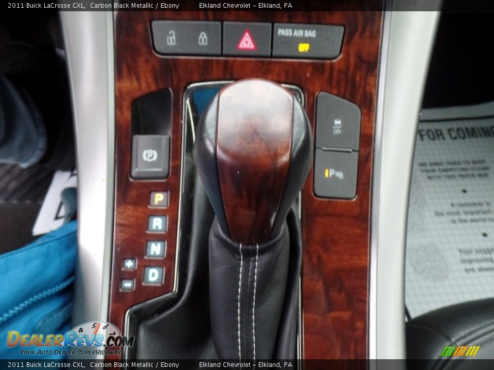 2011 Buick LaCrosse CXL Carbon Black Metallic / Ebony Photo #20