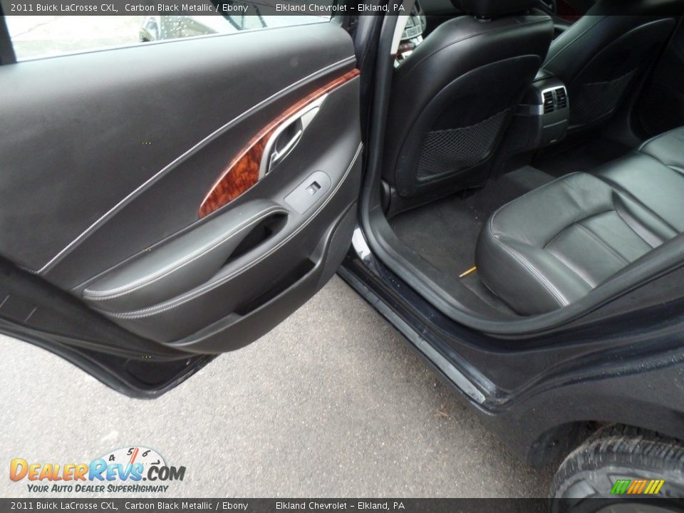 2011 Buick LaCrosse CXL Carbon Black Metallic / Ebony Photo #21