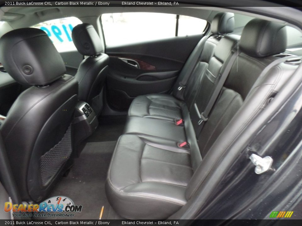 2011 Buick LaCrosse CXL Carbon Black Metallic / Ebony Photo #22