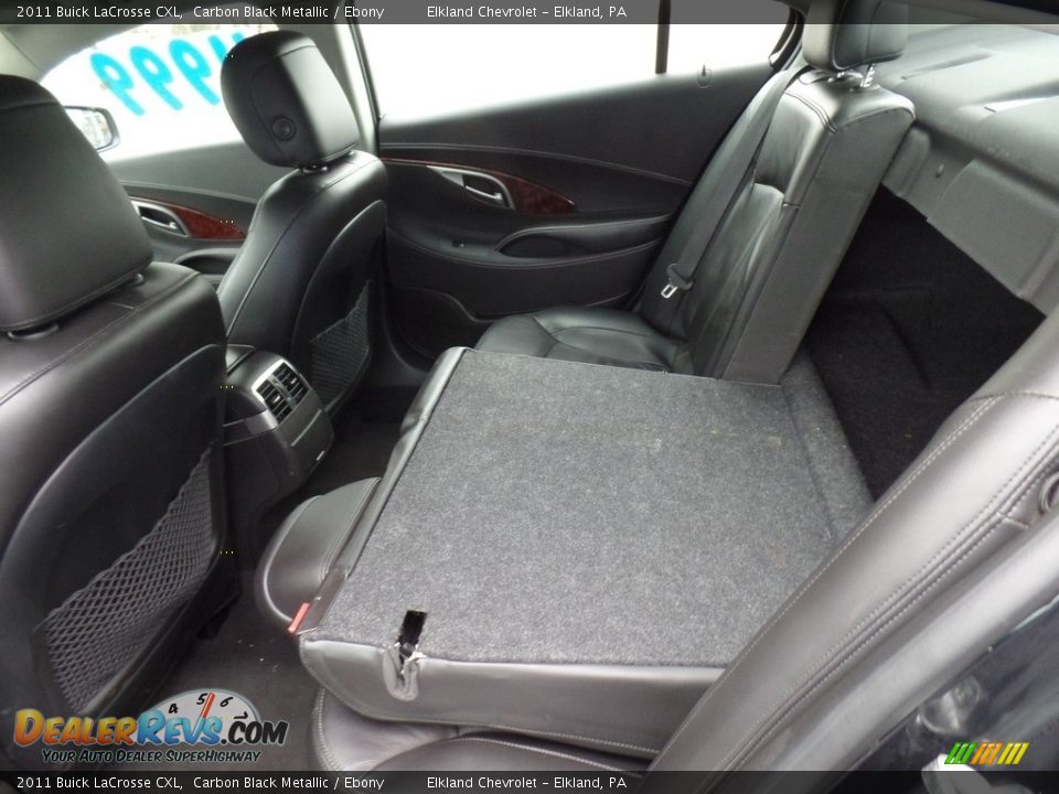 2011 Buick LaCrosse CXL Carbon Black Metallic / Ebony Photo #23