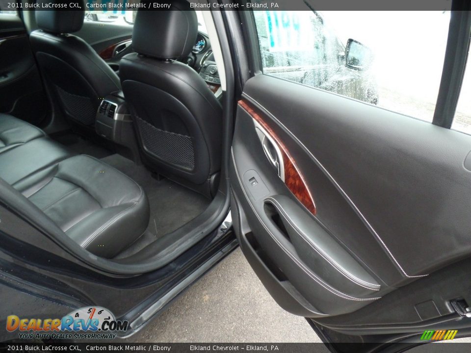 2011 Buick LaCrosse CXL Carbon Black Metallic / Ebony Photo #25