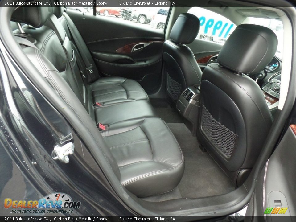2011 Buick LaCrosse CXL Carbon Black Metallic / Ebony Photo #26