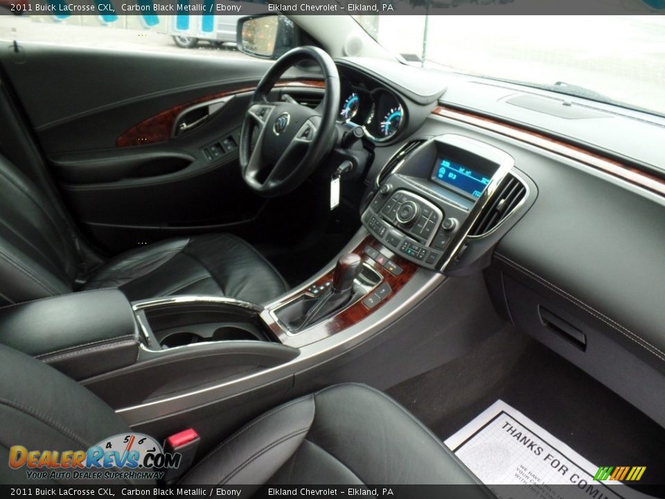 2011 Buick LaCrosse CXL Carbon Black Metallic / Ebony Photo #29