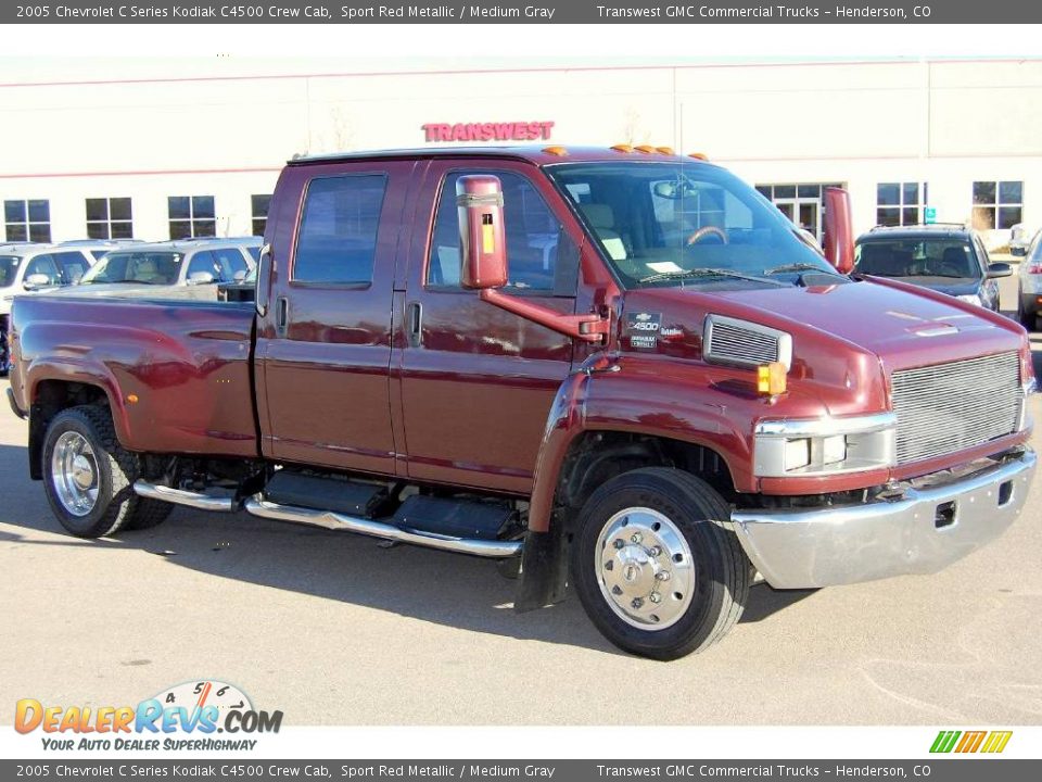 2005 Chevrolet C Series Kodiak C4500 Crew Cab Sport Red Metallic / Medium Gray Photo #1