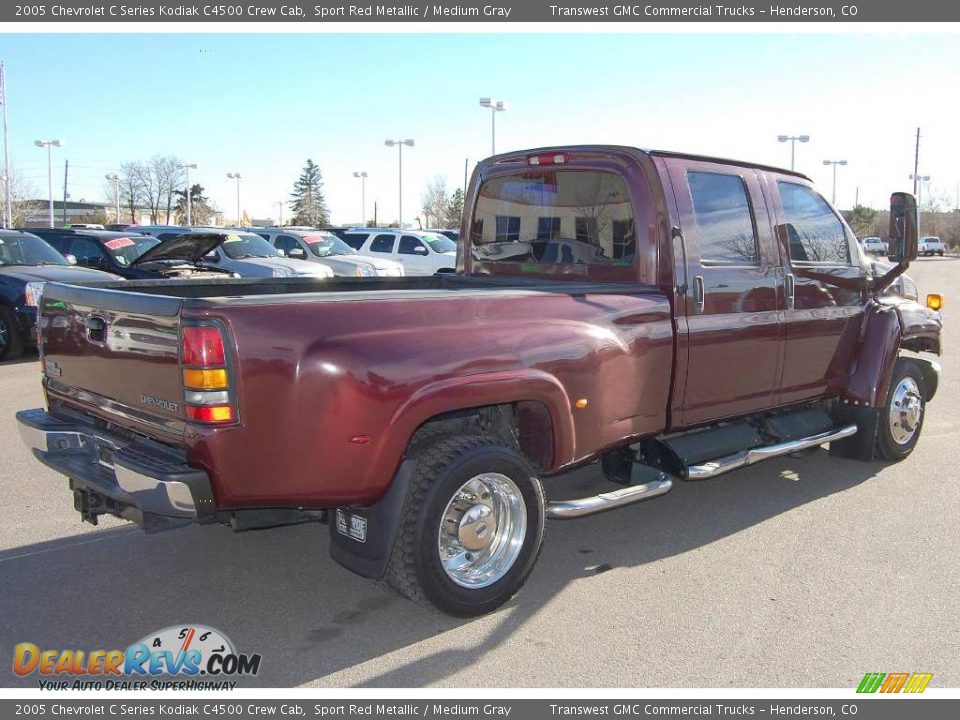 2005 Chevrolet C Series Kodiak C4500 Crew Cab Sport Red Metallic / Medium Gray Photo #3