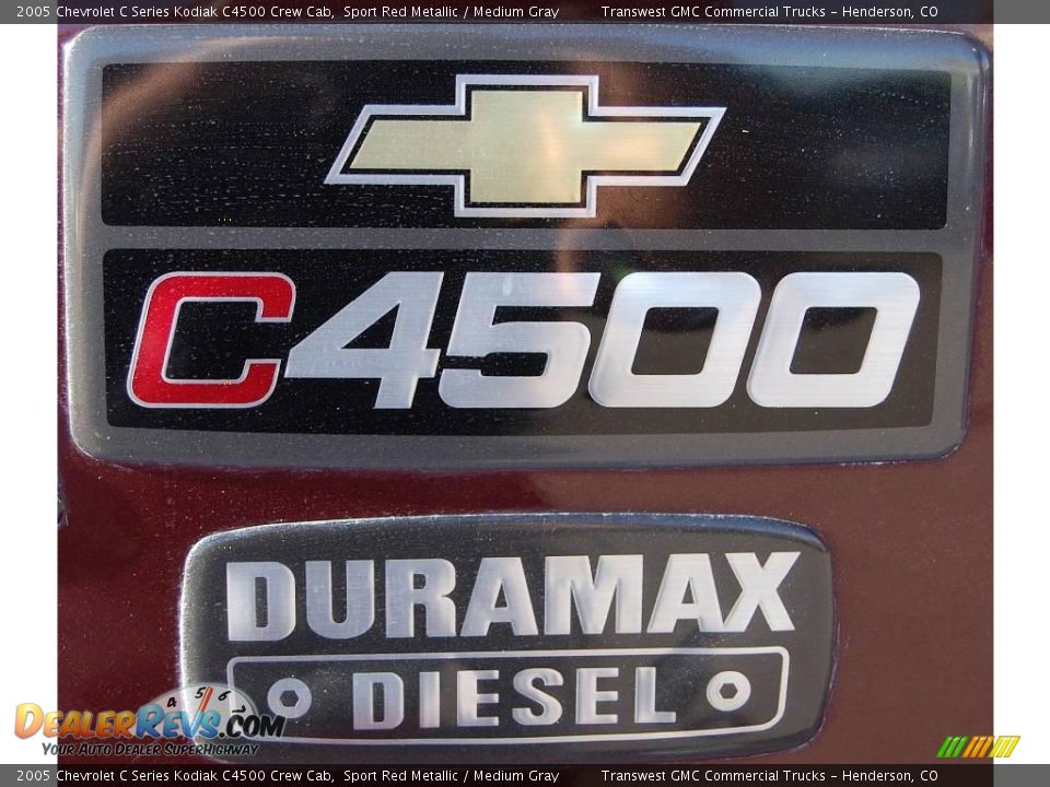 2005 Chevrolet C Series Kodiak C4500 Crew Cab Sport Red Metallic / Medium Gray Photo #5