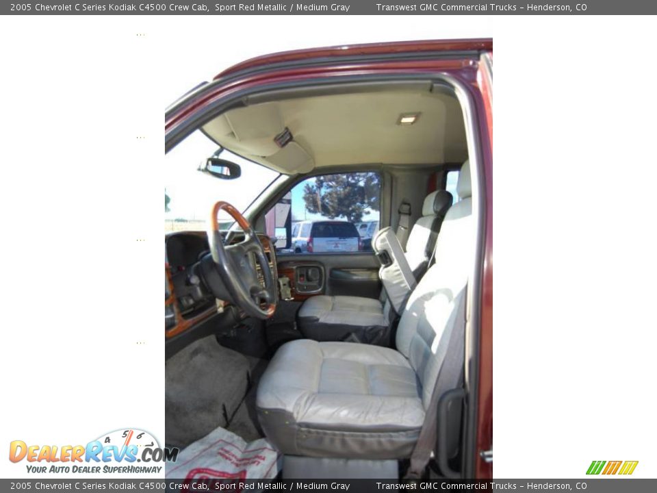 2005 Chevrolet C Series Kodiak C4500 Crew Cab Sport Red Metallic / Medium Gray Photo #9