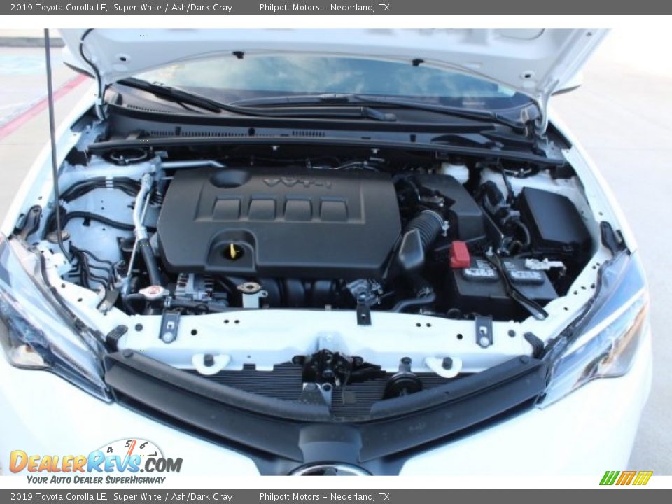 2019 Toyota Corolla LE Super White / Ash/Dark Gray Photo #22