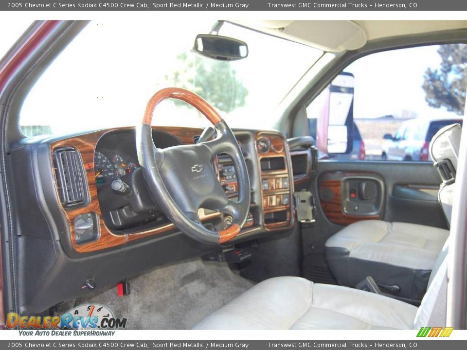 2005 Chevrolet C Series Kodiak C4500 Crew Cab Sport Red Metallic / Medium Gray Photo #10