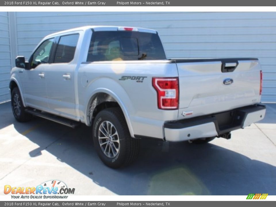 2018 Ford F150 XL Regular Cab Oxford White / Earth Gray Photo #7