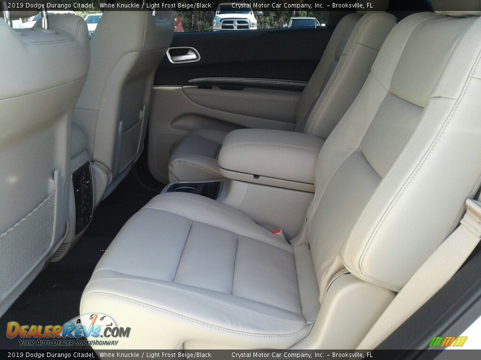 2019 Dodge Durango Citadel White Knuckle / Light Frost Beige/Black Photo #10