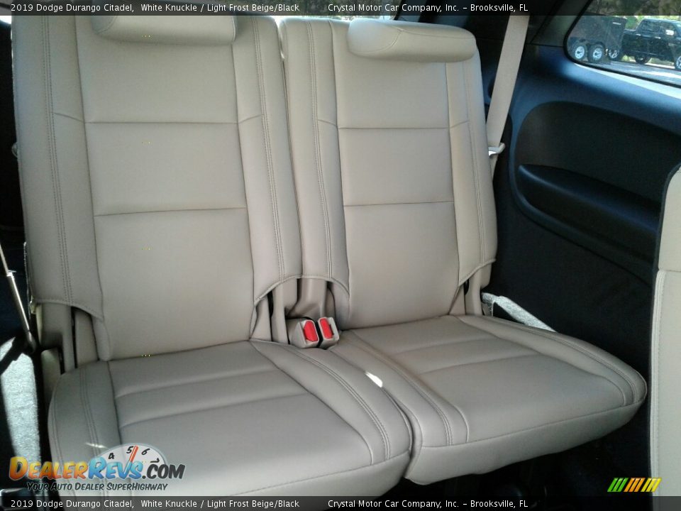 2019 Dodge Durango Citadel White Knuckle / Light Frost Beige/Black Photo #11