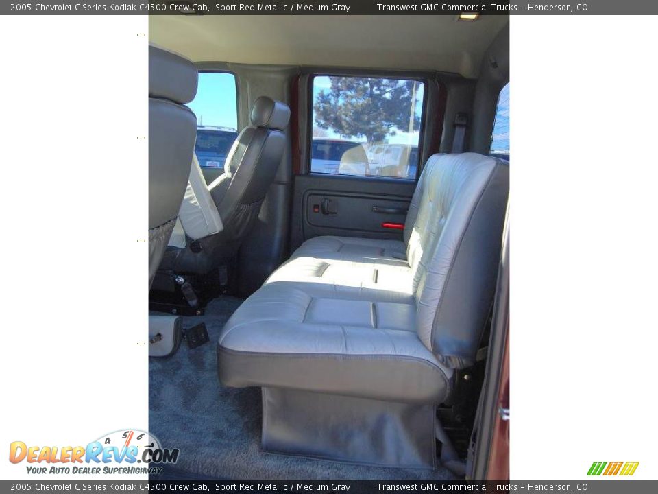 2005 Chevrolet C Series Kodiak C4500 Crew Cab Sport Red Metallic / Medium Gray Photo #12
