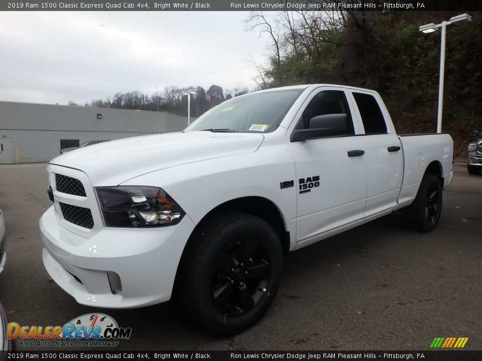 2019 Ram 1500 Classic Express Quad Cab 4x4 Bright White / Black Photo #1