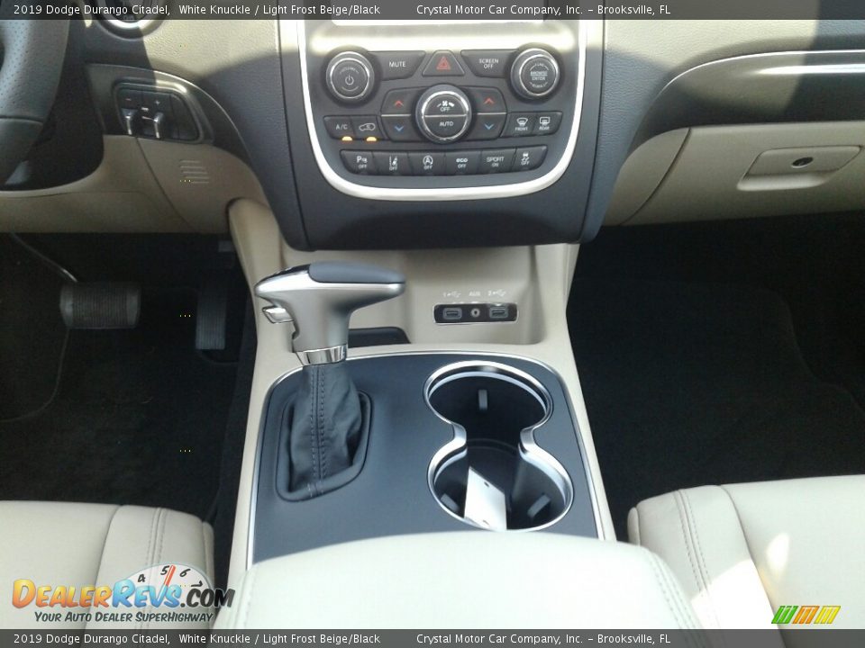 2019 Dodge Durango Citadel White Knuckle / Light Frost Beige/Black Photo #16