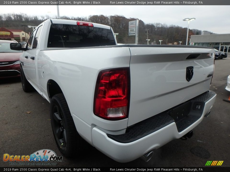 2019 Ram 1500 Classic Express Quad Cab 4x4 Bright White / Black Photo #3