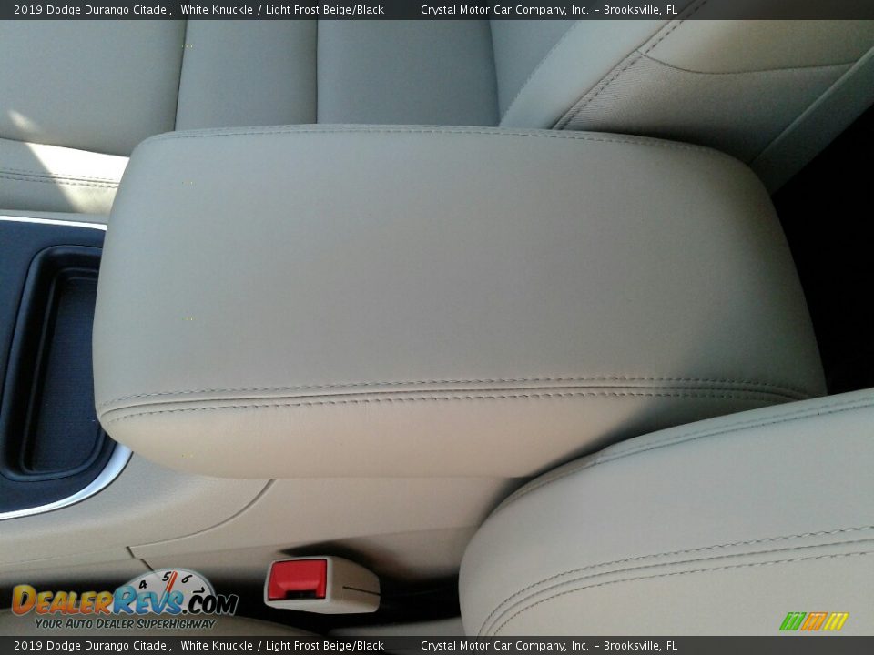 2019 Dodge Durango Citadel White Knuckle / Light Frost Beige/Black Photo #19