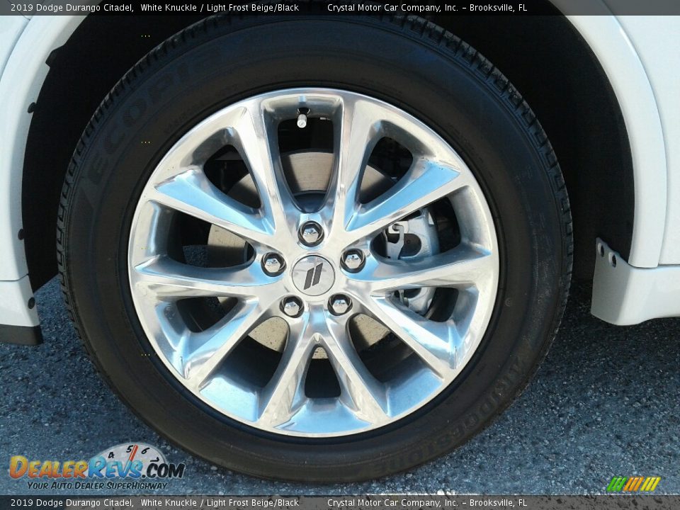 2019 Dodge Durango Citadel White Knuckle / Light Frost Beige/Black Photo #21