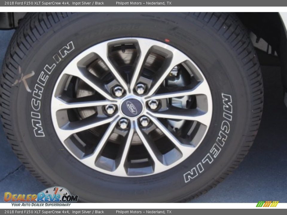 2018 Ford F150 XLT SuperCrew 4x4 Ingot Silver / Black Photo #5
