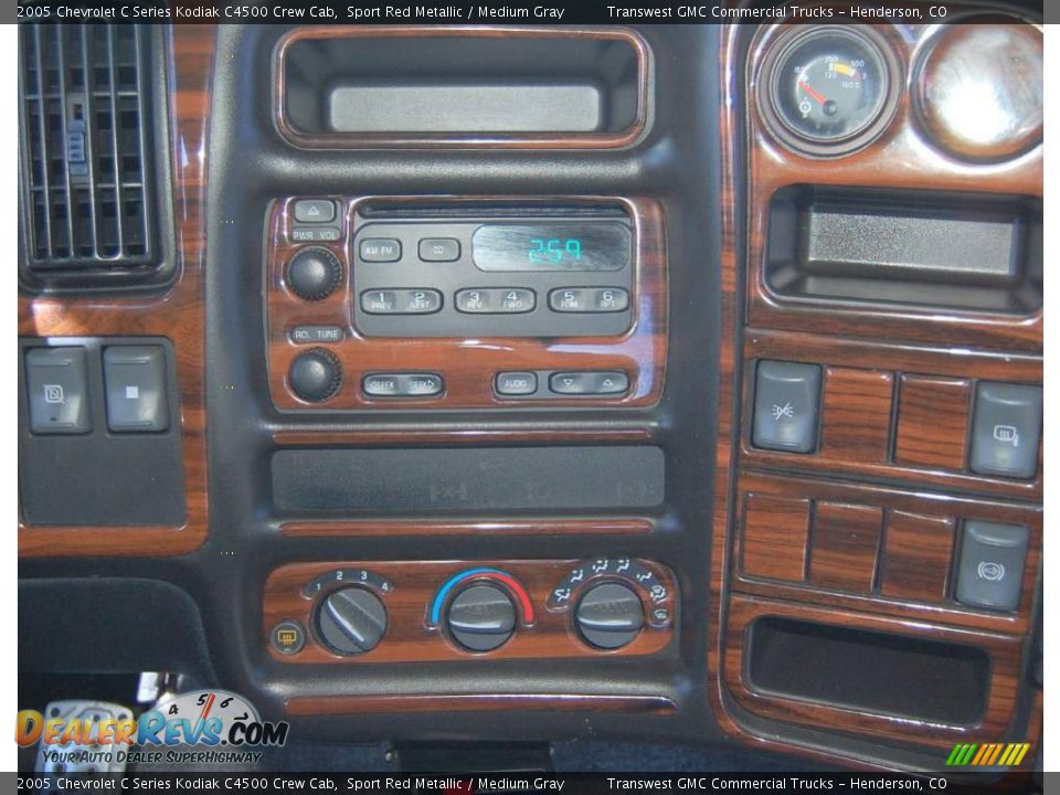 2005 Chevrolet C Series Kodiak C4500 Crew Cab Sport Red Metallic / Medium Gray Photo #15