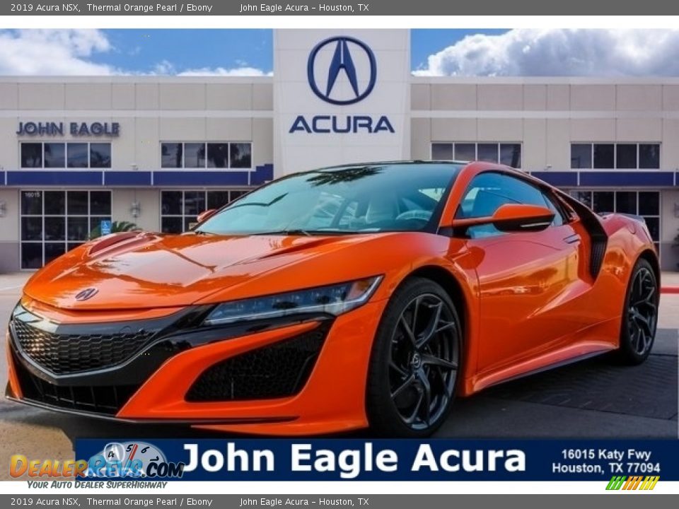 2019 Acura NSX Thermal Orange Pearl / Ebony Photo #1