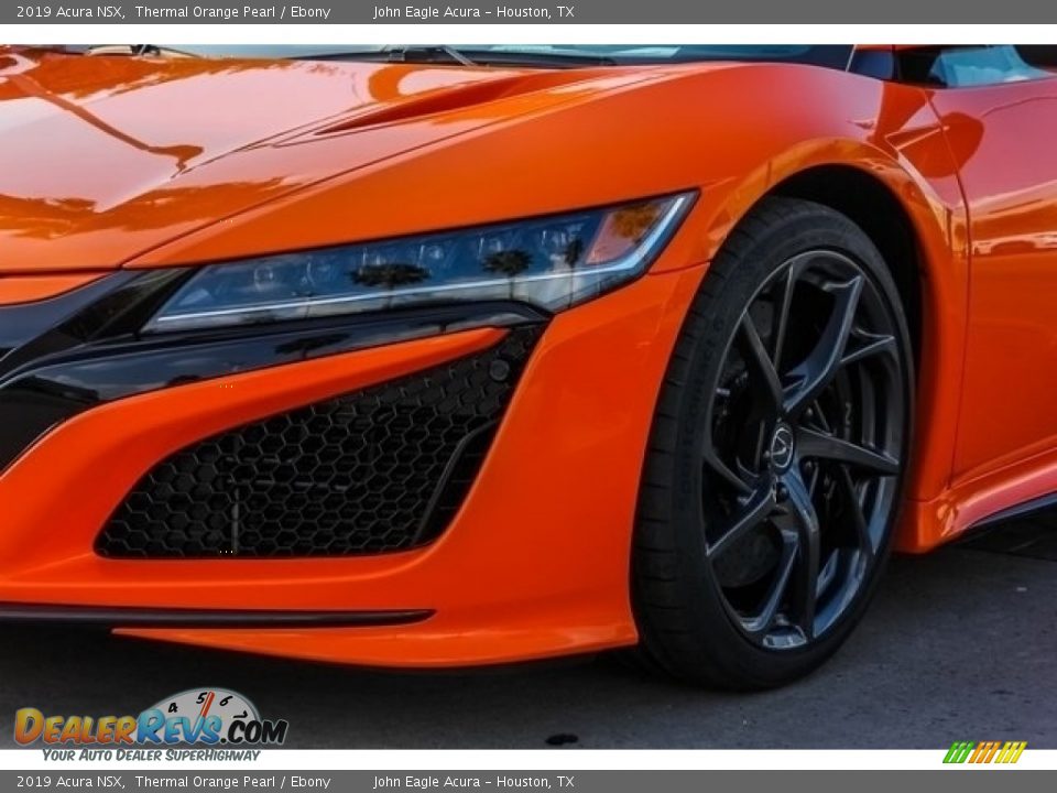 2019 Acura NSX Thermal Orange Pearl / Ebony Photo #3