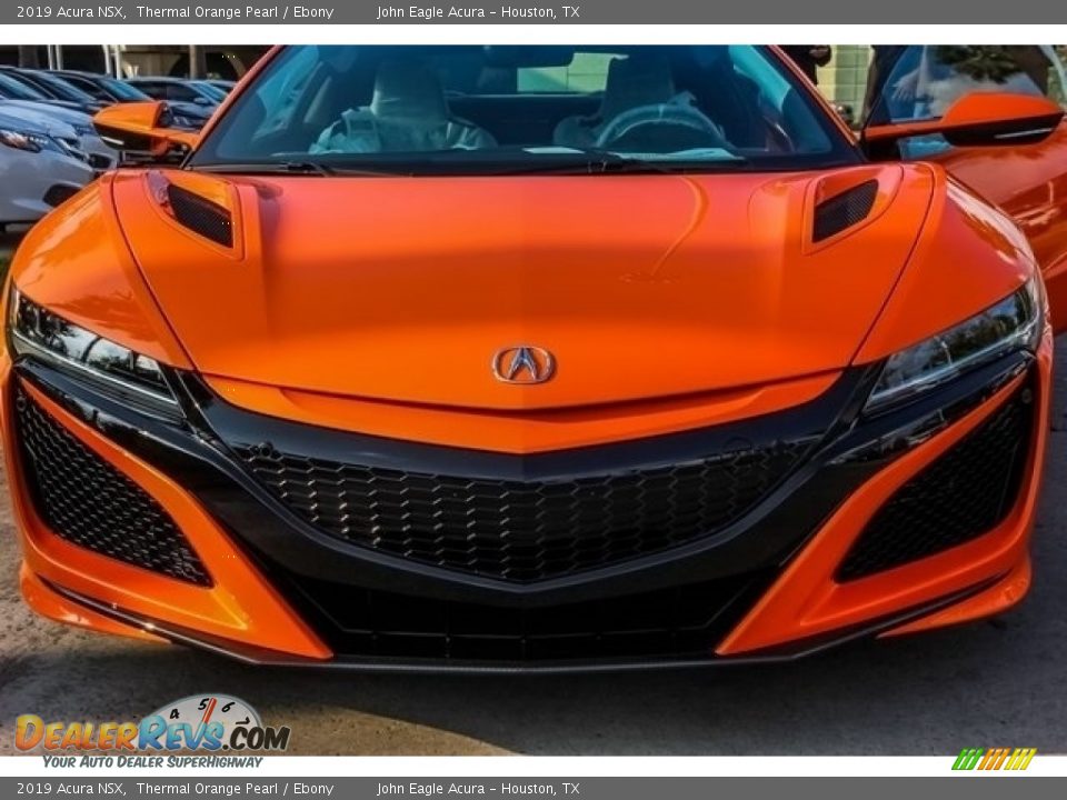 2019 Acura NSX Thermal Orange Pearl / Ebony Photo #4