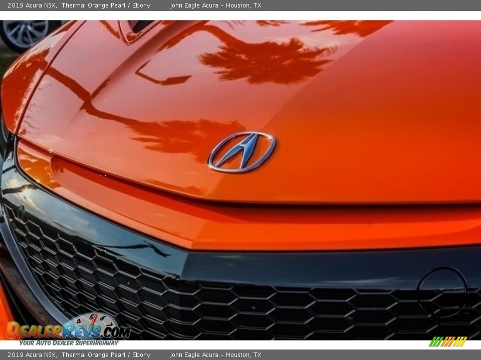 2019 Acura NSX Thermal Orange Pearl / Ebony Photo #6