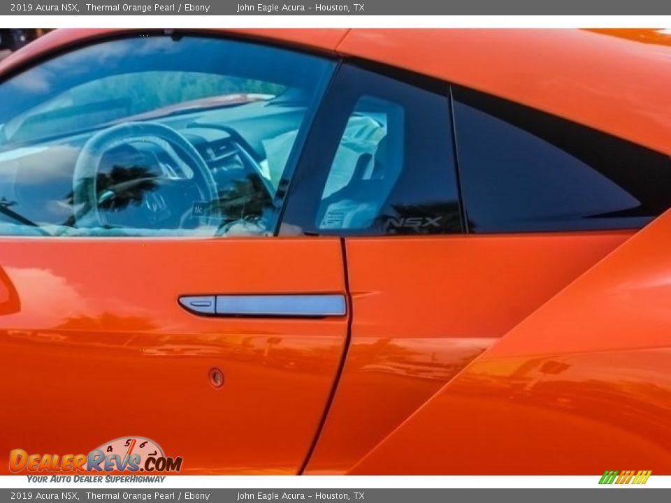 2019 Acura NSX Thermal Orange Pearl / Ebony Photo #7