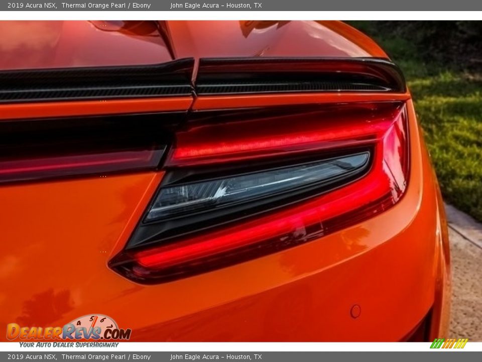 2019 Acura NSX Thermal Orange Pearl / Ebony Photo #10