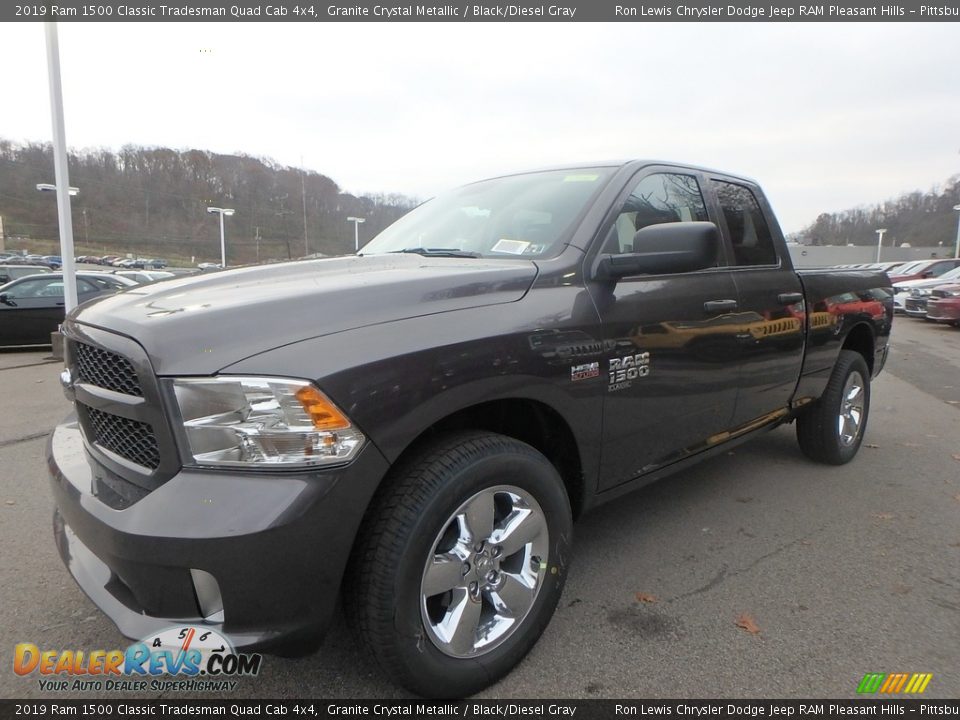 2019 Ram 1500 Classic Tradesman Quad Cab 4x4 Granite Crystal Metallic / Black/Diesel Gray Photo #1