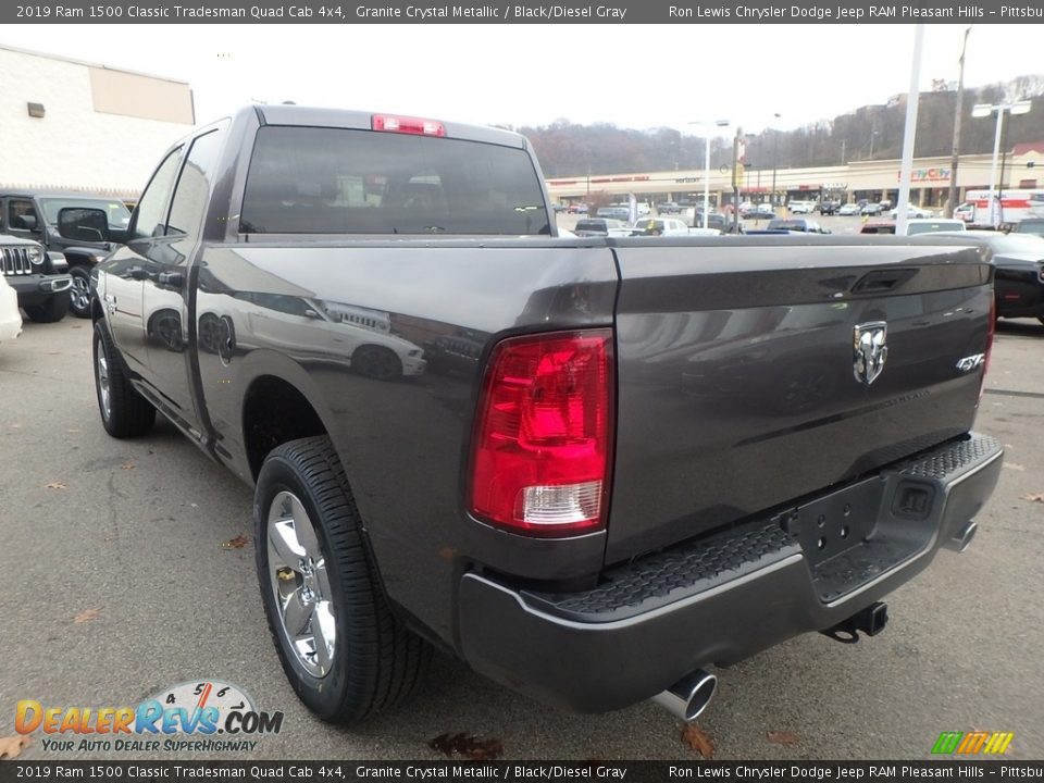 2019 Ram 1500 Classic Tradesman Quad Cab 4x4 Granite Crystal Metallic / Black/Diesel Gray Photo #3