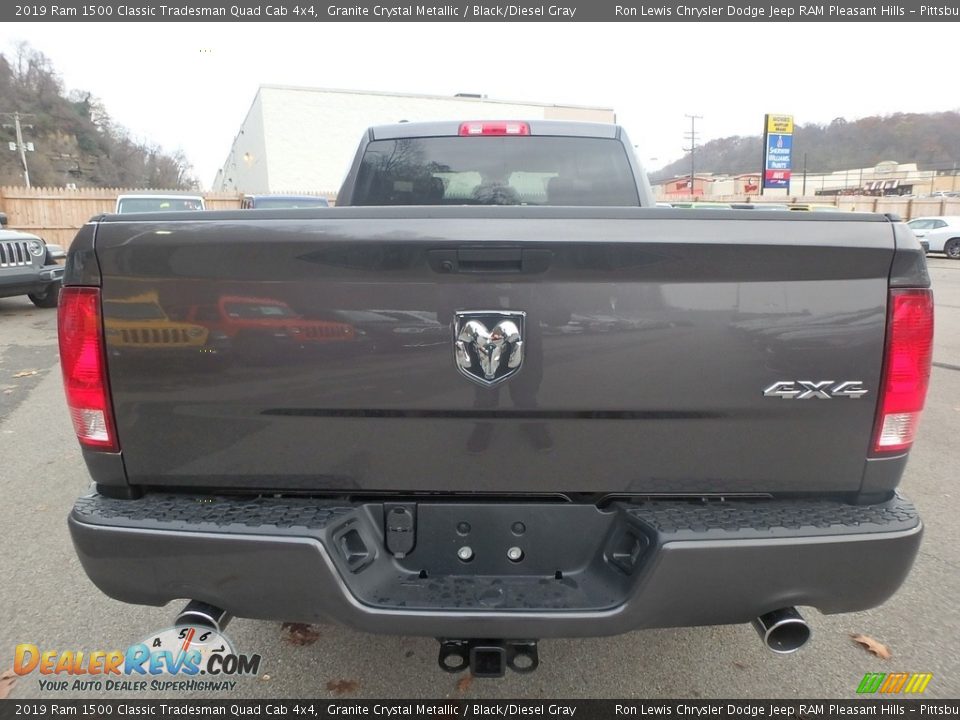 2019 Ram 1500 Classic Tradesman Quad Cab 4x4 Granite Crystal Metallic / Black/Diesel Gray Photo #4