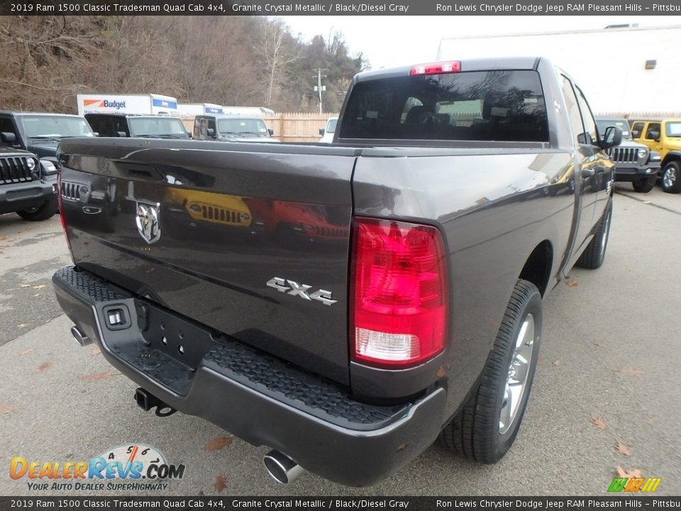 2019 Ram 1500 Classic Tradesman Quad Cab 4x4 Granite Crystal Metallic / Black/Diesel Gray Photo #5