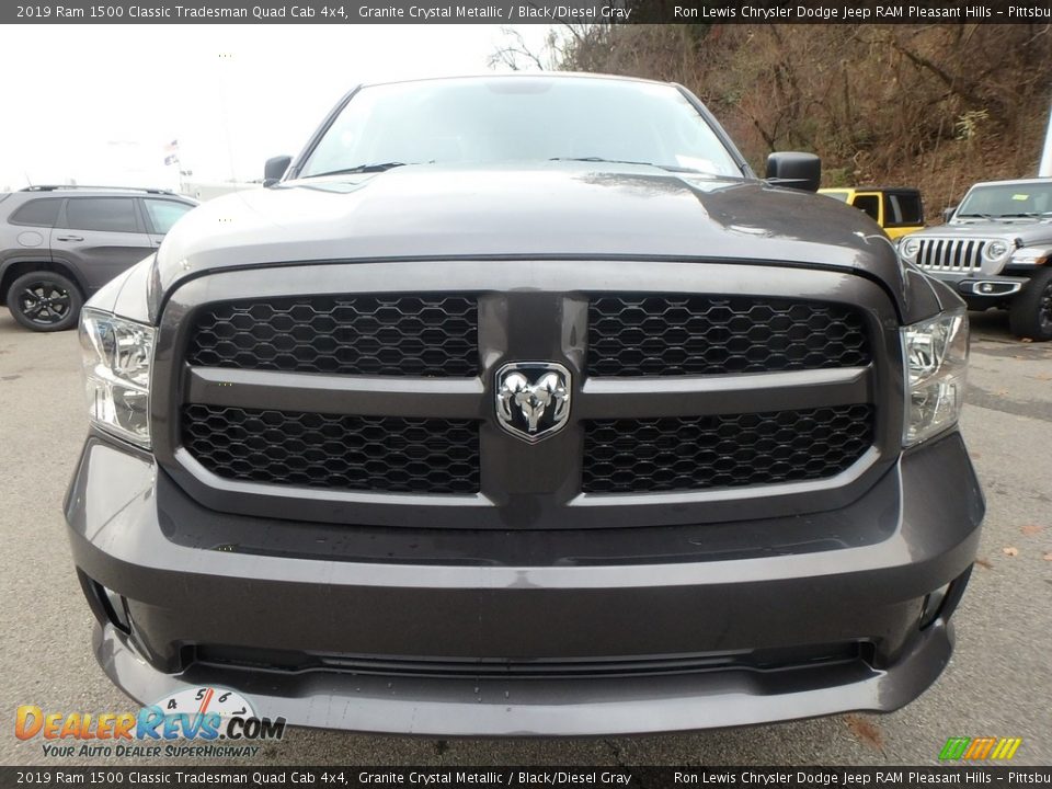 2019 Ram 1500 Classic Tradesman Quad Cab 4x4 Granite Crystal Metallic / Black/Diesel Gray Photo #8