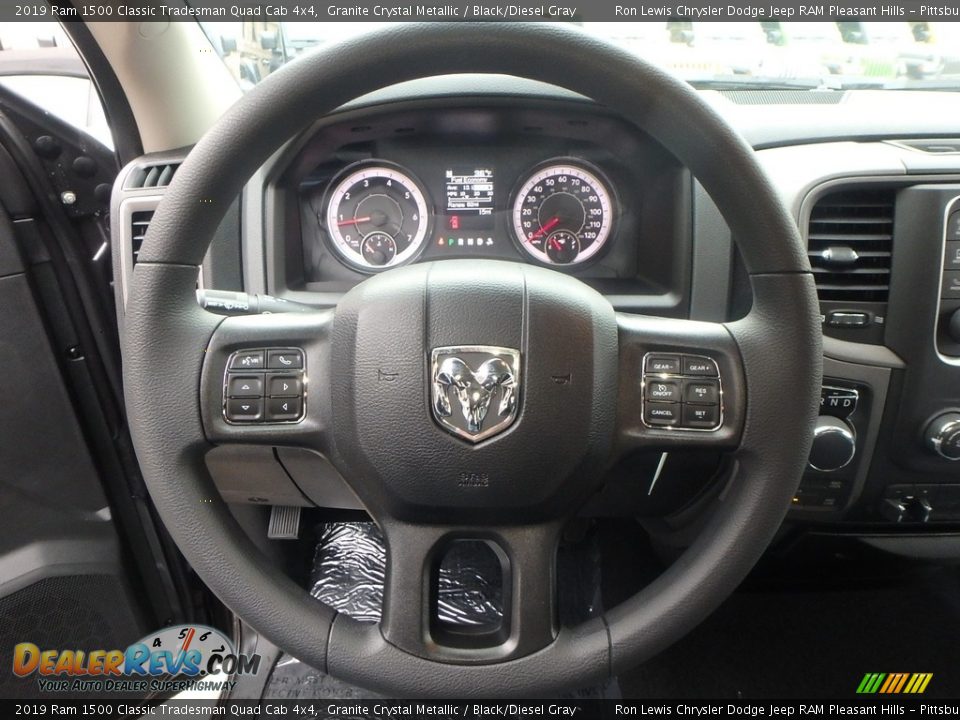 2019 Ram 1500 Classic Tradesman Quad Cab 4x4 Granite Crystal Metallic / Black/Diesel Gray Photo #17