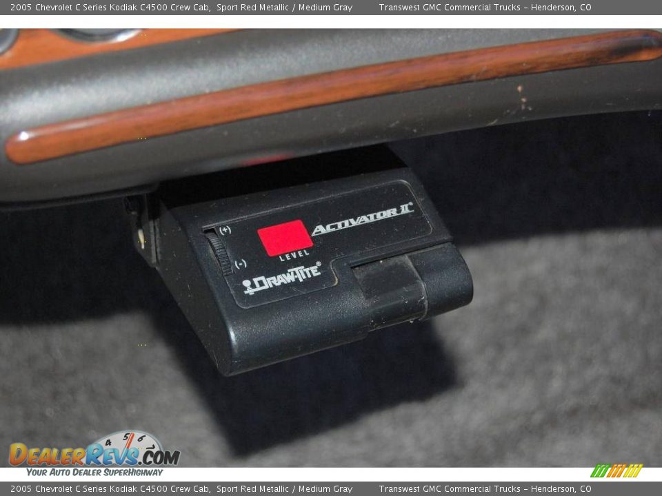 2005 Chevrolet C Series Kodiak C4500 Crew Cab Sport Red Metallic / Medium Gray Photo #21