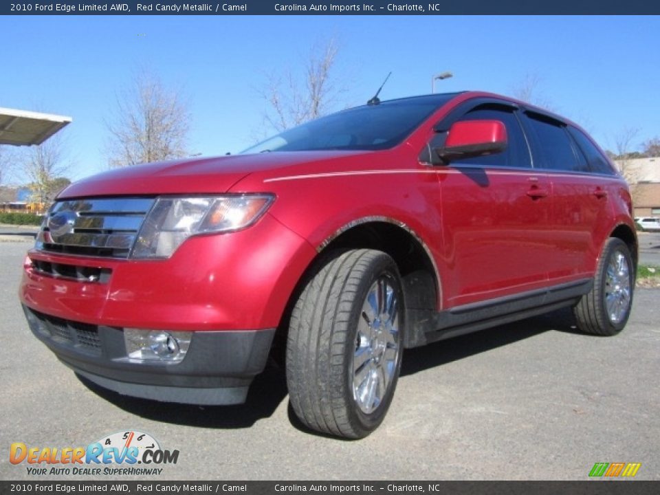 2010 Ford Edge Limited AWD Red Candy Metallic / Camel Photo #6